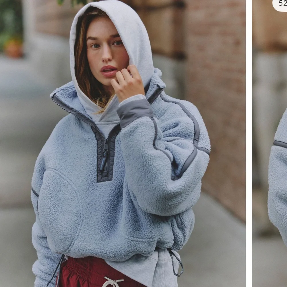 Free People Movement Mountain High Half Zip Fleece - Picture 1 of 8